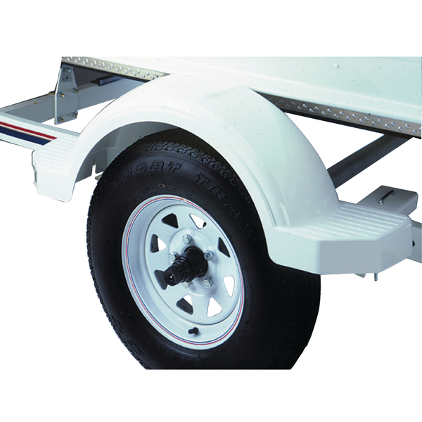 Fulton Products Plastic Trailer Fender, 14" 508574